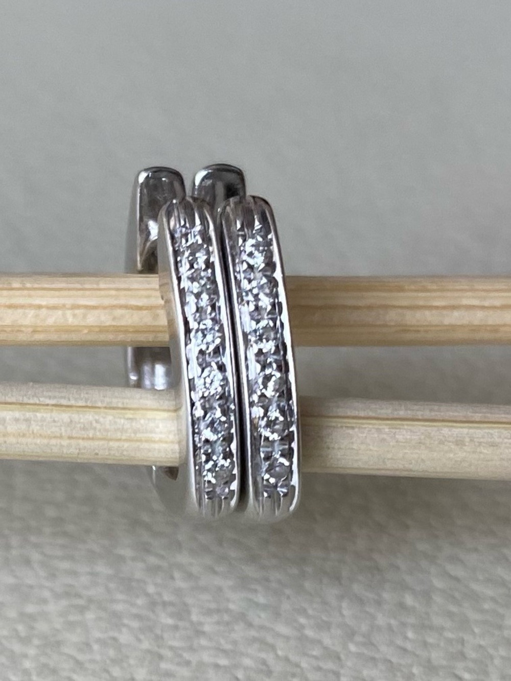 💕Host Pick💕18k white gold Diamond earrings purchased in Italy 🇮🇹 - appraisal inc - Picture 4 of 13